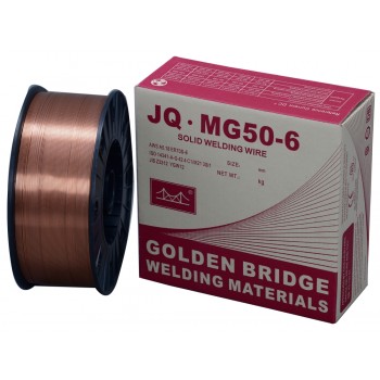 Проволока сварочная  Golden Bridge JQ.MG50-6 ( 08Г2С )  0.8 мм НАКС 